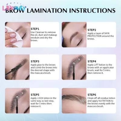 Libeauty 20 أجزاء/وحدة مجموعة أدوات رفع الرموش والحواجب - Image 5