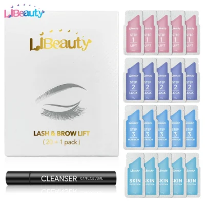 Libeauty 20 أجزاء/وحدة مجموعة أدوات رفع الرموش والحواجب