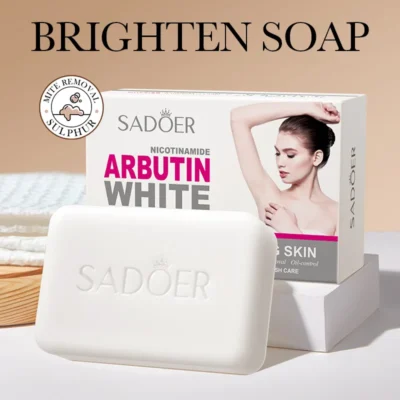 صابون وجه Suner Niacinamide Arbutin ، ترطيب ، تفتيح ، تنظيف عميق ، رغوة غسل وجه الجسم ، مصنوعة يدويًا - Image 2