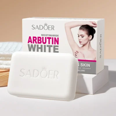 صابون وجه Suner Niacinamide Arbutin ، ترطيب ، تفتيح ، تنظيف عميق ، رغوة غسل وجه الجسم ، مصنوعة يدويًا