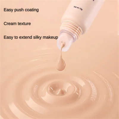 أساس كريم بي بي مرطب طبيعي ، كونسيلر مبيض - Image 6