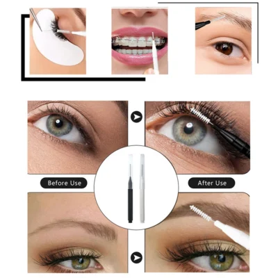 فرشاة صغيرة للحواجب والبيرم ، رفع للاستعمال مرة واحدة - Image 6