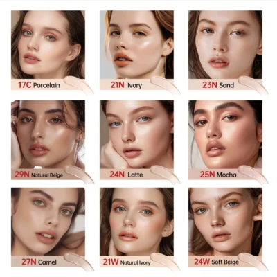 Lakerain Sunscreen Cushion Foundation Waterproof Long-lasting Brighten Foundation Cream Women Base Makeup Face Korean Cosmetics - AliExpress 66 - Image 4
