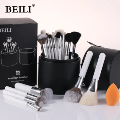 مجموعة فرش مكياج من BEILI مكونة من 24 قطعة - Image 2