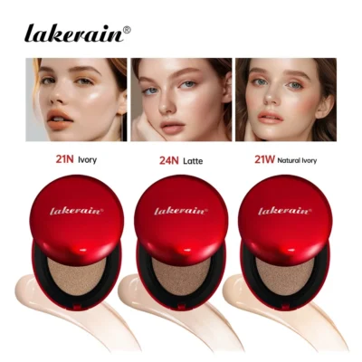 Lakerain Sunscreen Cushion Foundation Waterproof Long-lasting Brighten Foundation Cream Women Base Makeup Face Korean Cosmetics - AliExpress 66 - Image 2